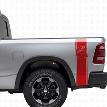 Individuelles C-förmiges Vinyl-Aufkleber-Set für hintere Seitenstreifen für Dodge Trucks_4