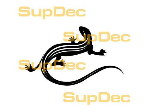 Gecko Eidechse Vinyl Kunst Wand Fenster Badezimmer Aufkleber Aufkleber #4
