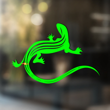 Gecko Eidechse Vinyl Kunst Wand Fenster Badezimmer Aufkleber Aufkleber #4
_2