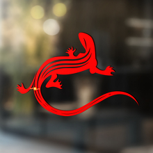 Gecko Eidechse Vinyl Kunst Wand Fenster Badezimmer Aufkleber Aufkleber #4
_4