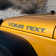 Aufkleber für die Motorhaube des Jeep Wrangler im Used-Look
 2