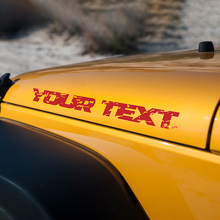 Aufkleber für die Motorhaube des Jeep Wrangler im Used-Look
 3