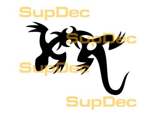 Gecko Eidechse Vinyl Kunst Wand Fenster Badezimmer Aufkleber Aufkleber #5
