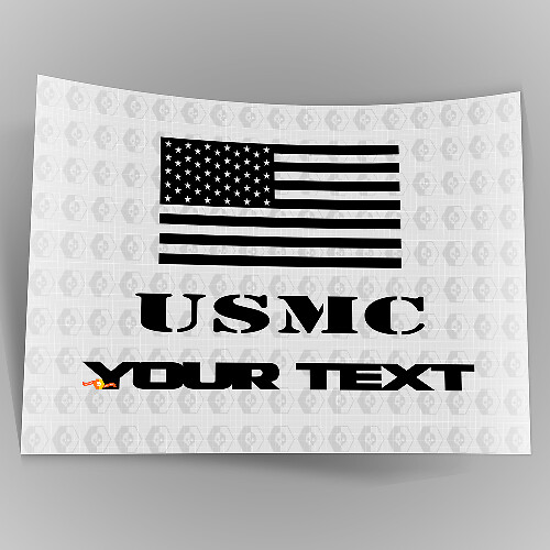 Kotflügel Amerikanische Flagge umgekehrt Ladender USMC Aufkleber Decal für Jeep Wrangler