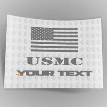 Kotflügel Amerikanische Flagge umgekehrt Ladender USMC Aufkleber Decal für Jeep Wrangler 2