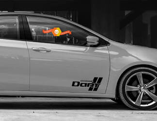 2013 2014 2015 2016 13 14 15 16 2023 Dodge Dart Tür-Logo-Aufkleber-Set