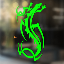 Gecko Eidechse Vinyl Kunst Wand Fenster Badezimmer Aufkleber Decal #8
_2