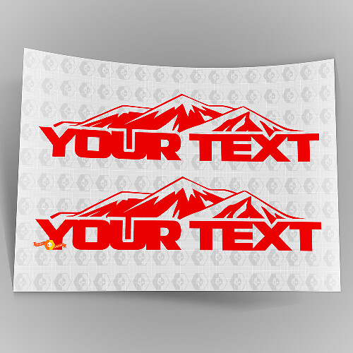 Jeep Wrangler Mountain Hood Aufkleber Aufkleber
