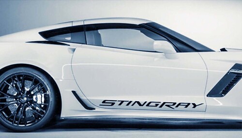 1950–2017 Chevrolet Corvette Stingray Z06 Aufkleber für Windschutzscheibe, Tür, Karosserie, Fahrwerk, Neu, 1apC Z06

