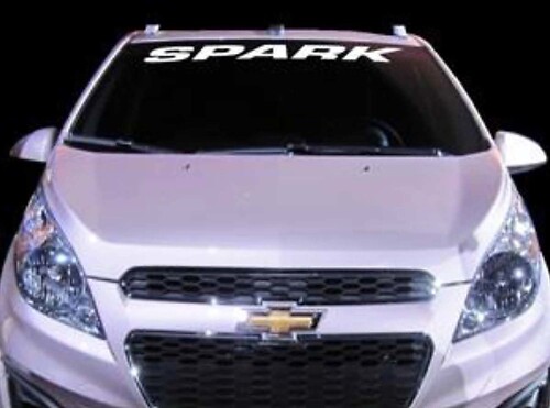1950–2017 Chevrolet Spark Vinyl-Windschutzscheiben-Körperaufkleber, Aufkleber, neu, individuell, 1 Stück, 10 Farben
