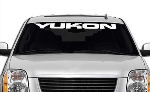 1950–2017 GMC Yukon Denali Vinyl-Windschutzscheiben-Körper-Aufkleber, neu, benutzerdefiniert, 1 Stück, 10 Farben