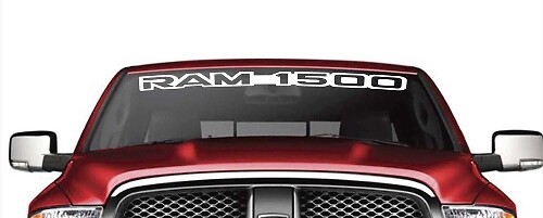 Gebrandetes Windschutzscheiben-Banner Vinylaufkleber für Dodge Ram 1500