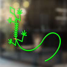 Gecko Eidechse Vinyl Kunst Wand Fenster Badezimmer Aufkleber Aufkleber #10
_2