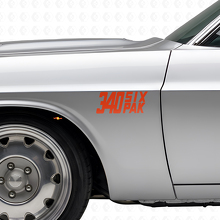 340 Six Pak Seiten-Vinyl-Aufkleberset für Dodge Viper Charger Ram Challenger_4