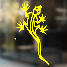 Gecko Eidechse Vinyl Kunst Wand Fenster Badezimmer Aufkleber Aufkleber #12
_3