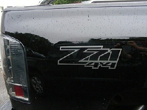 Z71 4x4 Truck-Bett Vinyl Aufkleber Set für Chevrolet Silverado GMC Sierra