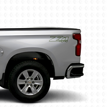 Z71 4x4 Truck-Bett Vinyl Aufkleber Set für Chevrolet Silverado GMC Sierra_3