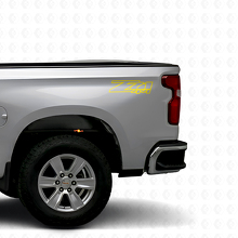 Z71 4x4 Truck-Bett Vinyl Aufkleber Set für Chevrolet Silverado GMC Sierra_6
