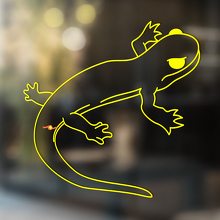 Gecko Eidechse Vinyl Kunst Wand Fenster Badezimmer Aufkleber Aufkleber #13
_3