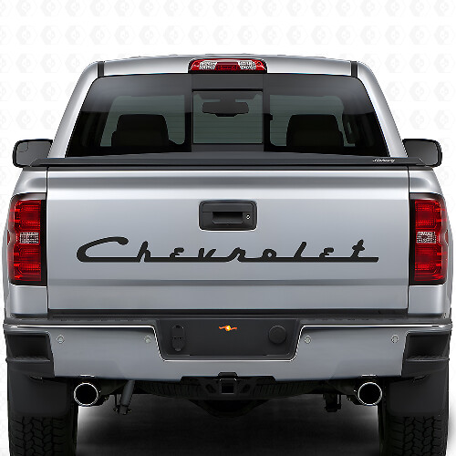 Chevrolet Schriftzug Retro-Stil Heckklappen Vinyl-Aufkleber für Chevy Trucks