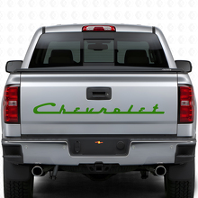 Chevrolet Schriftzug Retro-Stil Heckklappen Vinyl-Aufkleber für Chevy Trucks_3