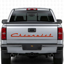 Chevrolet Schriftzug Retro-Stil Heckklappen Vinyl-Aufkleber für Chevy Trucks_4