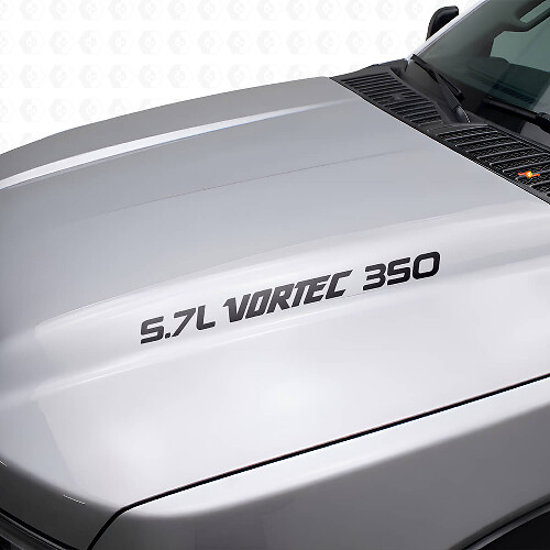 5.7L Vortec 350 Hauben-Vinylaufkleberset für Chevy 1988-99 C/K Trucks