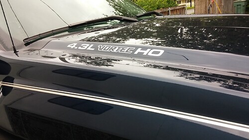 4,3L Vortec HO Motorhauben-Vinyl-Aufkleber für Chevrolet Silverado
