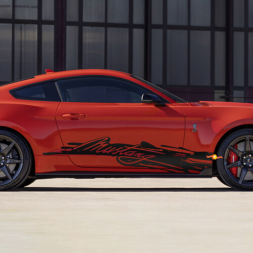 Mustang Seitenschweller Aufkleber für Ford Mustang
