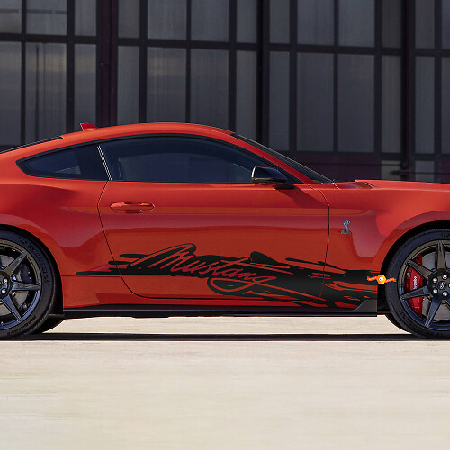 Mustang Seitenschweller Aufkleber für Ford Mustang
