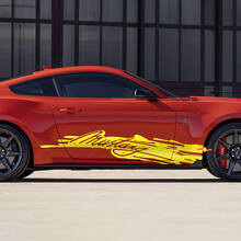 Mustang Seitenschweller Aufkleber für Ford Mustang
 3