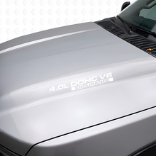 4.0L DOHC V6 Endurance Motorhauben Vinyl Aufkleber Set für Nissan Xterra Titan_5