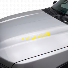 4.0L DOHC V6 Endurance Motorhauben Vinyl Aufkleber Set für Nissan Xterra Titan_6
