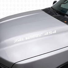 7,4L Vortec 454 Hauben-Vinylaufkleber Paar für Chevy Trucks_5