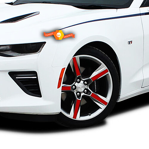 Chevrolet Camaro 2016–2018 Radspeichen-Aufkleber für 20-Zoll-Felgen
