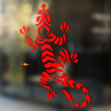 Streifen Gecko Tribal Stil Universeller Vinylaufkleber Sticker_4