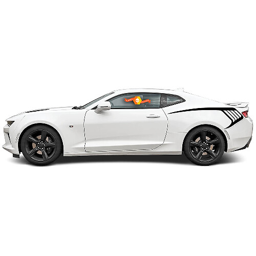 Heckseiten-Akzentstreifen Vinyl-Aufkleber für Chevrolet Camaro 2016-2018