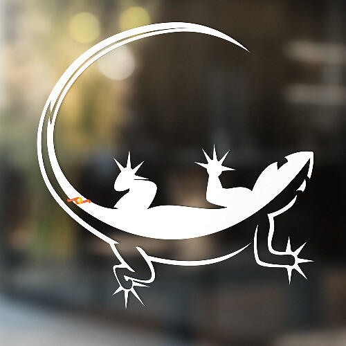 Gecko Eidechsen Kunst Wal Motorhauben Seiten Universal Seitenfenster Vinyl Aufkleber Sticker