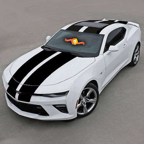 Over The Top Racing doppelte Vinyl-Streifen Vinyl-Dekor-Aufkleber 3 für Chevrolet Camaro
