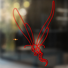 Mückenmücken-Vinylkunst-Wand-Fenster-Badezimmer-Aufkleber-Aufkleber Nr. 1
_4
