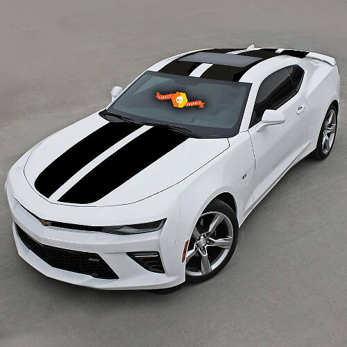 Over The Top Racing Doppelte Vinyl-Streifen Vinyl-Aufkleber für Chevrolet Camaro