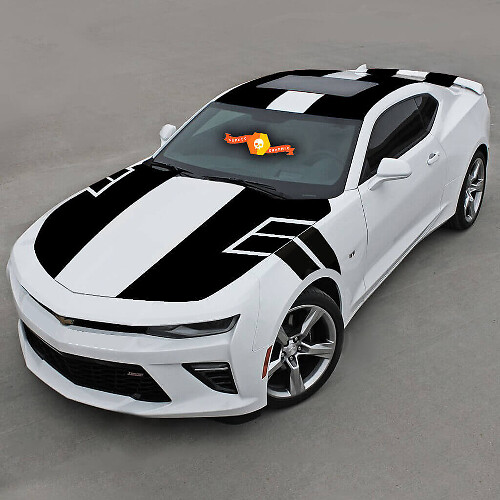 Chevrolet Camaro 2016–2018 Ns1 Style Top Vinyl Stripes Komplettset
