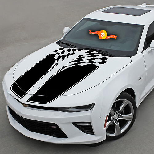 Vinyl-Aufkleber für Chevrolet Camaro 2016-2018-Rennstreifen
