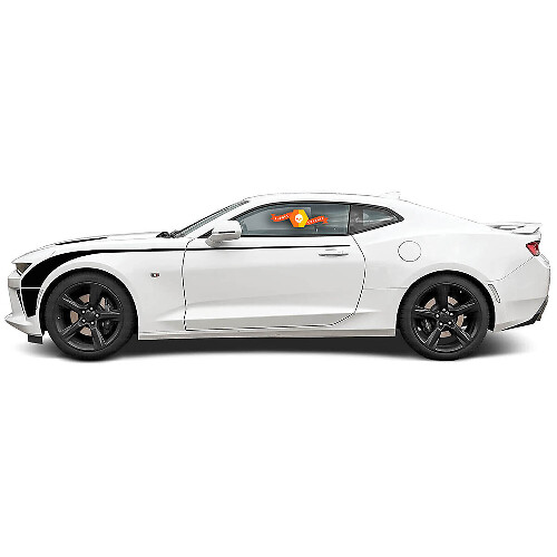 Chevrolet Camaro 2016-2018 Erweiterte Hockey-Seitenakzent-Vinylstreifen