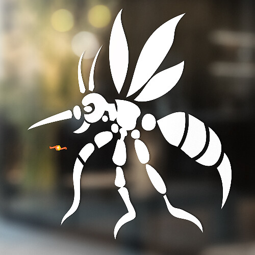 Gnat Mosquito Vinyl Art Wall Window Bathroom Sticker Decal #3Möbel & Wohnen, Dekoration, Wandtattoos & Wandbilder!
