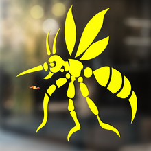 Gnat Mosquito Vinyl Art Wall Window Bathroom Sticker Decal #3Möbel & Wohnen, Dekoration, Wandtattoos & Wandbilder!
_3