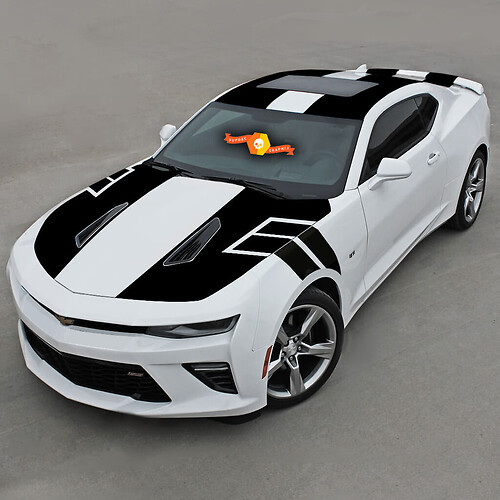 Chevrolet Camaro 2016-2018 -ss- Ns1 Style Over The Top Vinylstreifen
