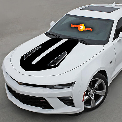 Chevrolet Camaro 2016-2018 -ss- Hood Accent Sticker Decal Vinyl StripeVehicle Parts & Accessories, Car Tuning & Styling, Body & Exterior Styling!
