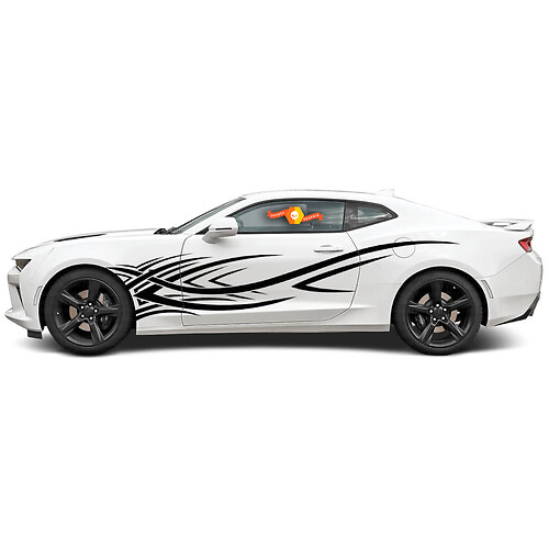 Chevrolet Camaro 2010–2020 Seitenstreifen im Tribal-Stil
