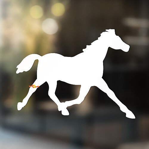 Pferd Vinyl Kunst Wand Fenster Badezimmer Aufkleber Aufkleber #2
